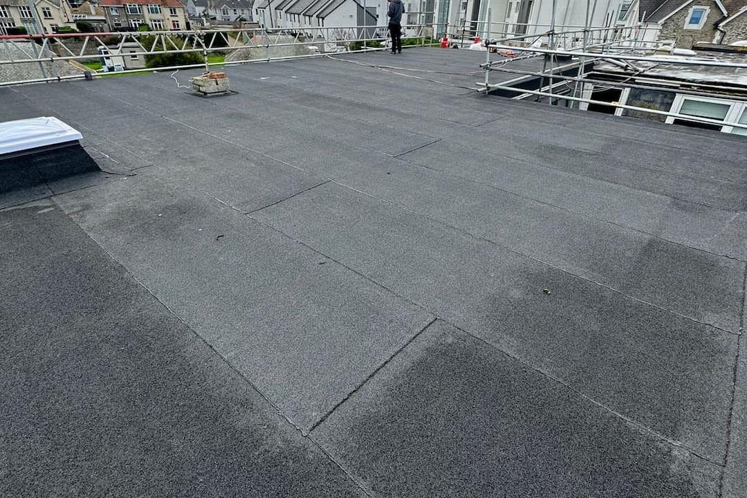 Cornwall Flat Roofing contractors at work