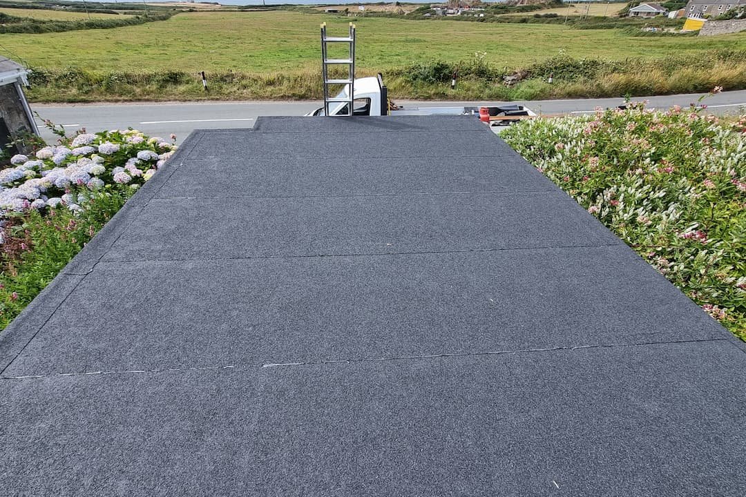 Flat roof in Bodmin after